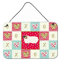CK5400DS812 8 x 12 in. Scottish Blackface Sheep Love Wall or Door Hanging Prints