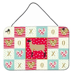 CK5403DS812 8 x 12 in. Hampshire Down Sheep Love Wall or Door Hanging Prints