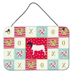CK5405DS812 8 x 12 in. Dorper Sheep Love Wall or Door Hanging Prints