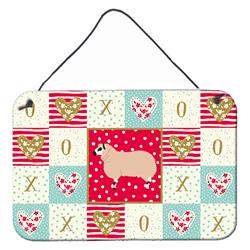 CK5406DS812 8 x 12 in. Kerry Hill Sheep Love Wall or Door Hanging Prints