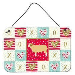 CK5407DS812 8 x 12 in. Horned Dorset Sheep Love Wall or Door Hanging Prints