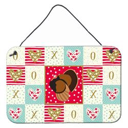 CK5413DS812 8 x 12 in. Bronze Turkey Love Wall or Door Hanging Prints