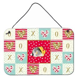 CK5466DS812 8 x 12 in. Butterfly Fish Love Wall or Door Hanging Prints