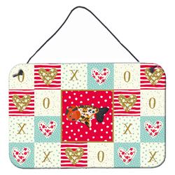 CK5476DS812 8 x 12 in. Ranchu Goldfish Love Wall or Door Hanging Prints