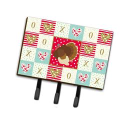 Picture of Carolines Treasures CK5417TH68 6 x 2 x 9 in. French Turkey Dindon Love Leash or Key Holder