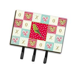 6 x 2 x 9 in. Budgerigar Love Leash or Key Holder