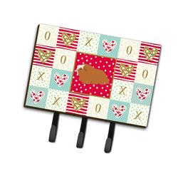 6 x 2 x 9 in. Peruvian Guinea Pig Love Leash or Key Holder