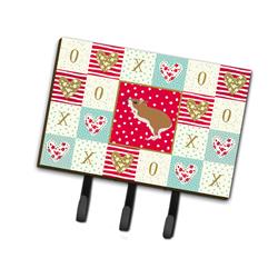 6 x 2 x 9 in. White Legged Hamster Love Leash or Key Holder