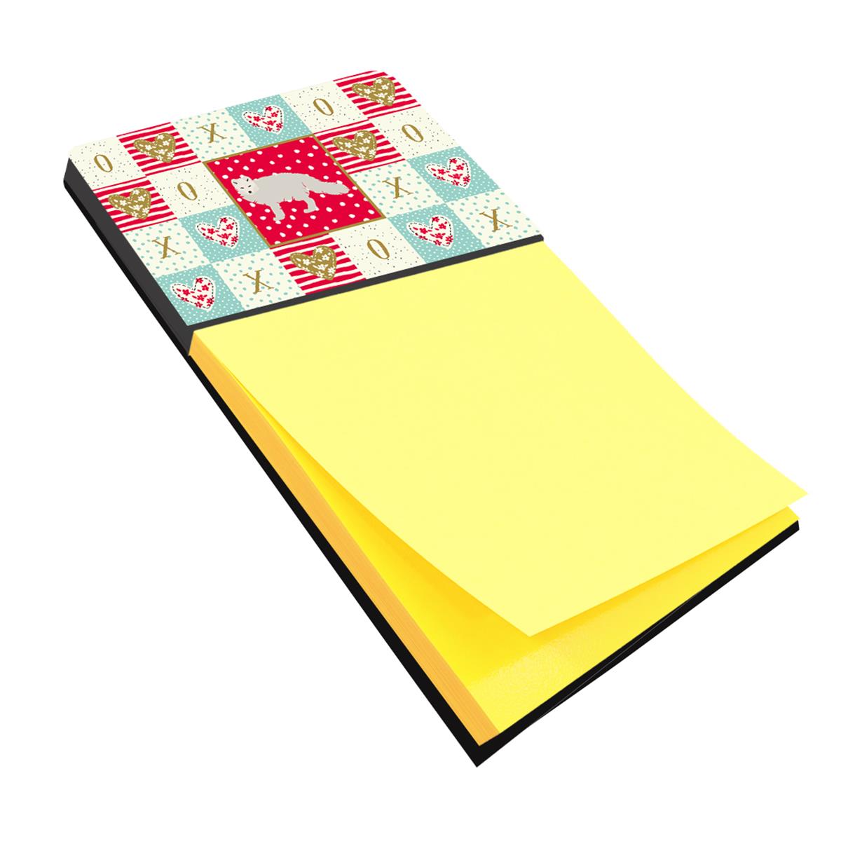 CK5304SN 3 x 3 in. White Arctic Fox Love Sticky Note Holder