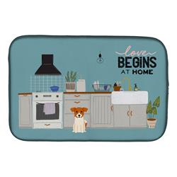 Picture of Carolines Treasures CK7812DDM 14 x 21 in. Jack Russell Terrier Kitchen Scene Dish Drying Mat