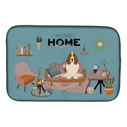 Carolines Treasures CK7866DDM 14 x 21 in. Basset Hound Sweet Home Dish Drying Mat