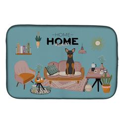14 x 21 in. Manchester Terrier Sweet Home Dish Drying Mat