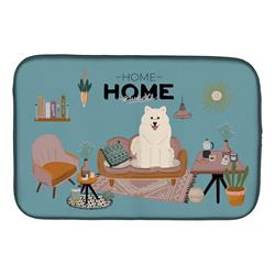 14 x 21 in. Samoyed Sweet Home Dish Drying Mat