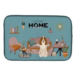 14 x 21 in. Russian Spaniel Sweet Home Dish Drying Mat