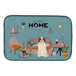 14 x 21 in. Saint Bernard Sweet Home Dish Drying Mat