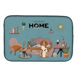 14 x 21 in. Brittany Spaniel Sweet Home Dish Drying Mat