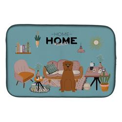 14 x 21 in. Dogue De Bourdeaux Sweet Home Dish Drying Mat