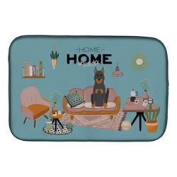 Picture of Carolines Treasures CK7925DDM 14 x 21 in. Beauce Shepherd Dog Sweet Home Dish Drying Mat