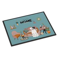 CK7959JMAT 24 x 36 in. White Boxer Sweet Home Indoor or Outdoor Mat