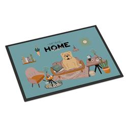 CK7969JMAT 24 x 36 in. Fawn English Bulldog Sweet Home Indoor or Outdoor Mat