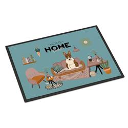 CK7982JMAT 24 x 36 in. Brindle Bull Terrier Sweet Home Indoor or Outdoor Mat