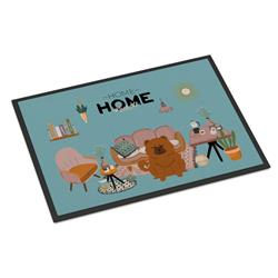 CK7987JMAT 24 x 36 in. Red Chow Chow Sweet Home Indoor or Outdoor Mat