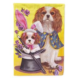 11 x 0.01 x 15 in. Cavalier Spaniel Easter Magic Garden Flag
