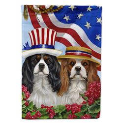 11 x 0.01 x 15 in. Cavalier Spaniel USA Garden Flag