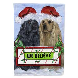11 x 0.01 x 15 in. Cocker Spaniel Christmas Garden Flag