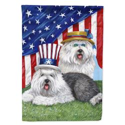 PPP3121GF 11 x 0.01 x 15 in. Old English Sheepdog USA Garden Flag