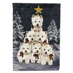 11 x 0.01 x 15 in. Westie Christmas Family Tree Garden Flag