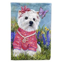 11 x 0.01 x 15 in. Westie Springtime Garden Flag