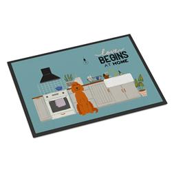 18 x 27 in. Irish Setter Kitchen Scene Indoor or Outdoor Mat
