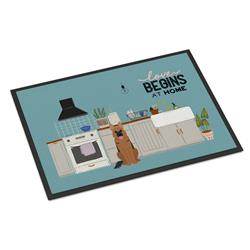 18 x 27 in. German Shepherd Kitchen Scene Indoor or Outdoor Mat