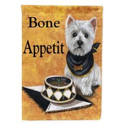 11 x 0.01 x 15 in. Westie Bone Appetit Garden Flag