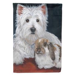 11 x 0.01 x 15 in. Westie Rabbit Harmony Garden Flag