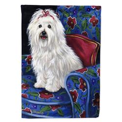 28 x 0.01 x 40 in. Coton De Tulear Royalty Canvas House Flag
