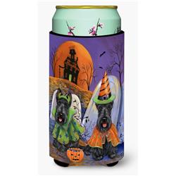 Picture of Carolines Treasures PPP3177TBC 22-24 oz Scottie Halloween Haunted House Tall Boy Hugger