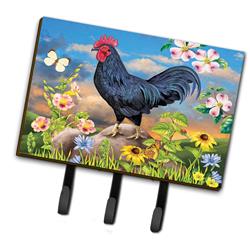 PRS4060TH68 6 x 2 x 9 in. Black Rooster Leash or Key Holder