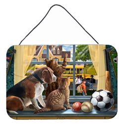 PTW2074DS812 8 x 12 in. Beagle, Cats Back to School Wall or Door Hanging Prints
