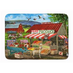 19 x 27 in. Produce Stand Yellow Lab & Cows Machine Washable Memory Foam Mat