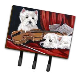 6 x 2 x 9 in. Westie Fiddlers Leash or Key Holder