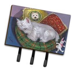 6 x 2 x 9 in. Westie Precious Toto Leash or Key Holder
