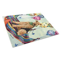 Airedale High Flyer Glass Cutting Board - Large