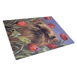 Brussels Griffon Peek a Boo Glass Cutting Board - Large
