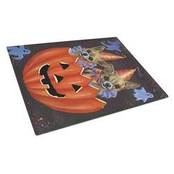 Chihuahua Halloweenies Glass Cutting Board - Large