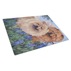 Chow Chow Meadow Glass Cutting Board - Large