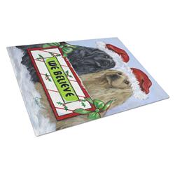 Cocker Spaniel Christmas Glass Cutting Board - Large