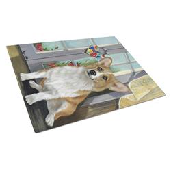 Corgi Suncatcher Glass Cutting Board - Large