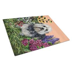 Dandie Dinmont Terrier Glass Cutting Board - Large